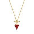 The Red Agate Wish Necklace